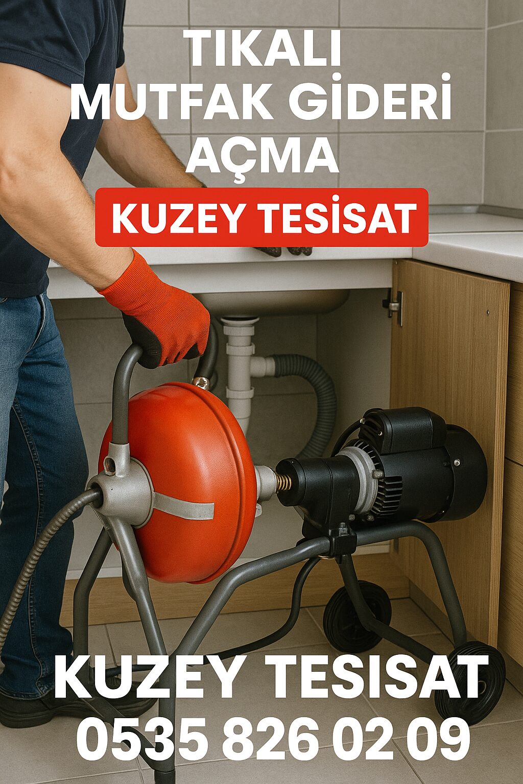 tıkalı lavabo açma